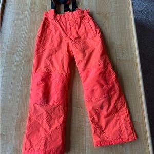 Vibrant Orange Kids Overalls